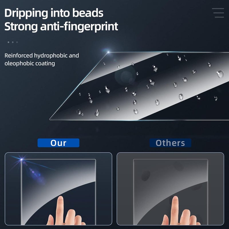 Benazcap [2 Pack Steam Deck Screen Protector 7 Inch 2021 Release, 9H Tempered Glass Film Easy Installation/Anti-Scratch/HD Clear for Steam Deck New Version - Image 4